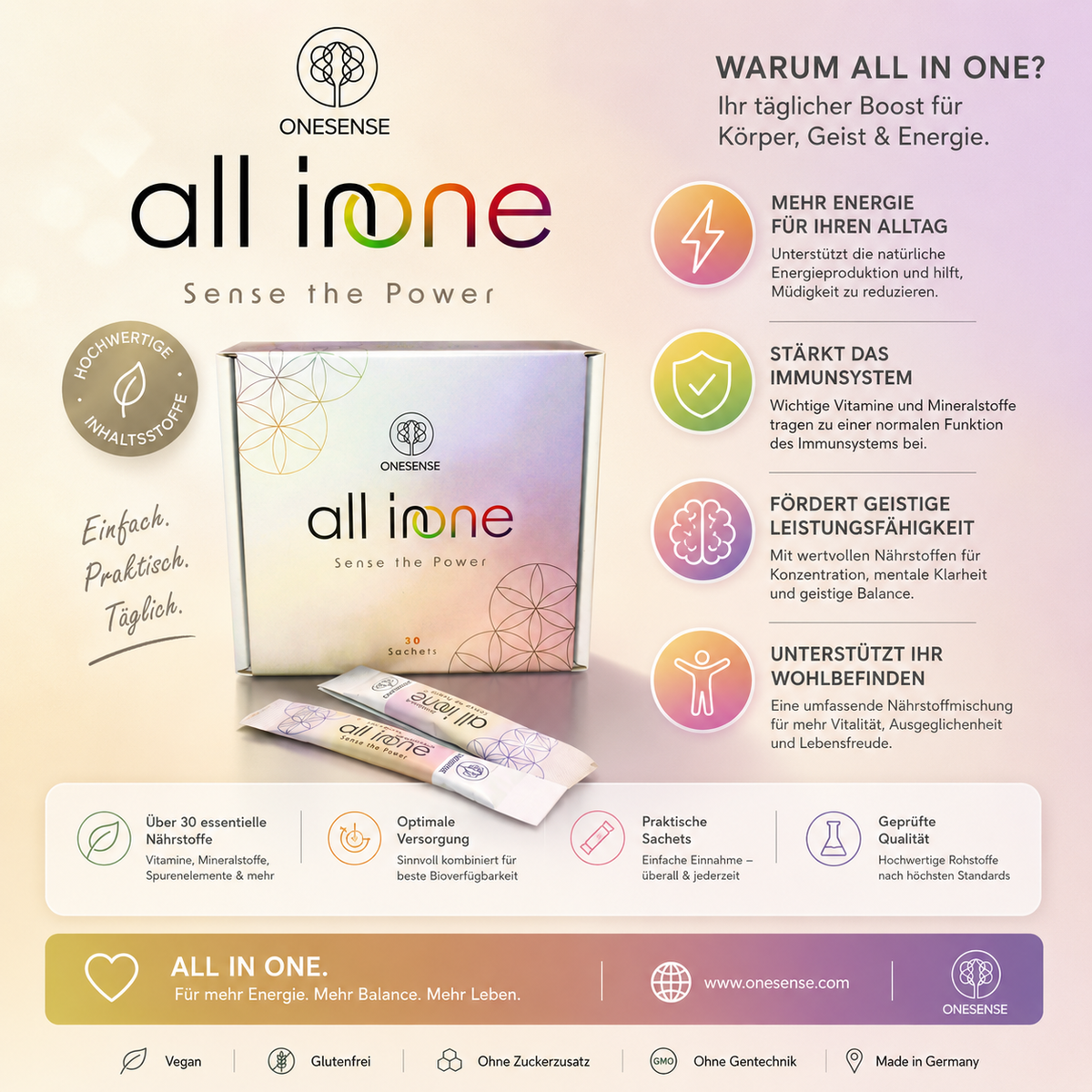 All in One Vitamin Sticks 30 Stück